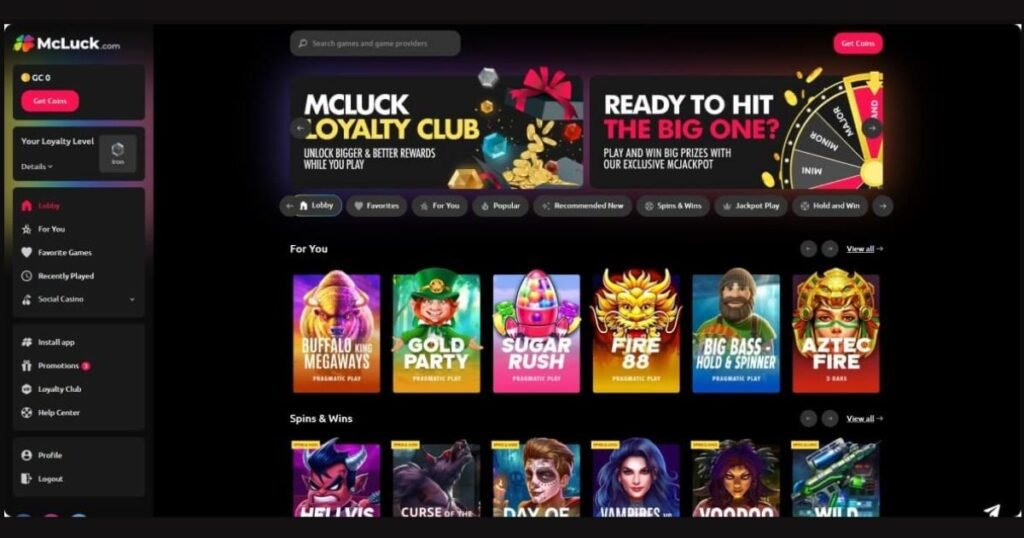 mcluck casino
